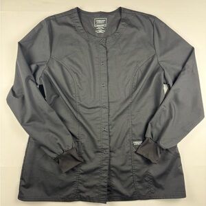 Cherokee Snap Front Scrub Coat. Sz Womans Lg.